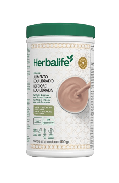 Batido Herbalife Fórmula 1 Chocolate Estilo Dubái - 550G